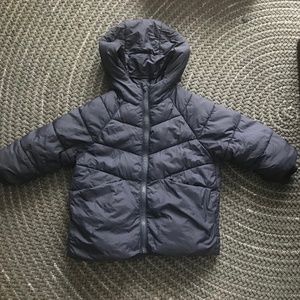 Zara Navy Blue Winter Coat